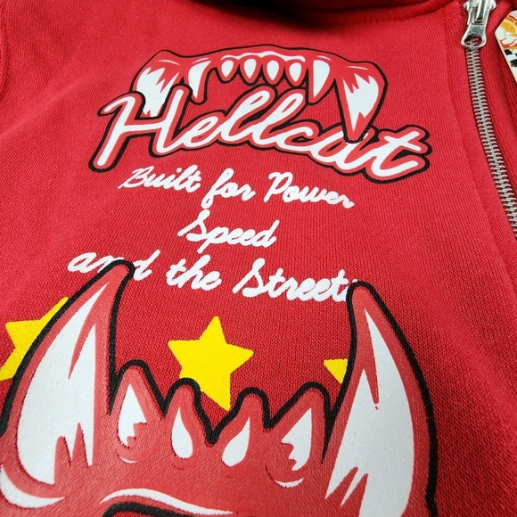 Dodge SRT Hellcat x Reason Collab Full Zip Hoodie Limited Ed Men's Large NWT - Picture 3 of 9